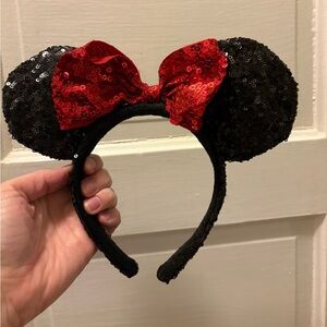 Sequin Minnie Mouse Ears Headband